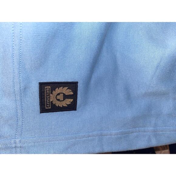 Belstaff drawstring sweat shorts Size medium New Horizon Blue cotton fleece - Picture 8 of 10
